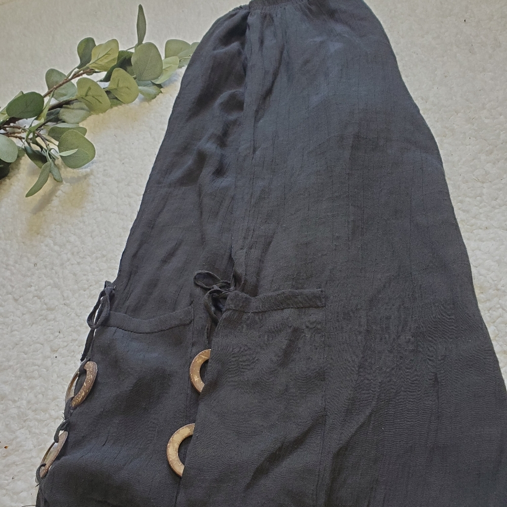 Coco + Carmen Boho Wide Leg Cropped Pant